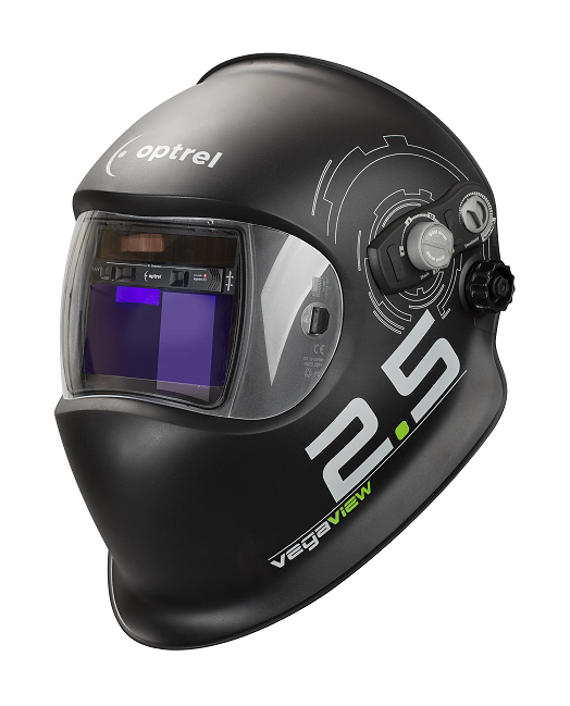 VegaView 2.5 Welding Helmet (SN 2.5/8-12) - Black